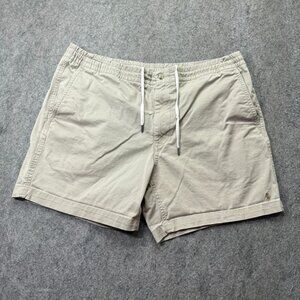Polo Ralph Lauren Elastic Pull On Shorts Men XL Beige 6" Stretch Classic Fit